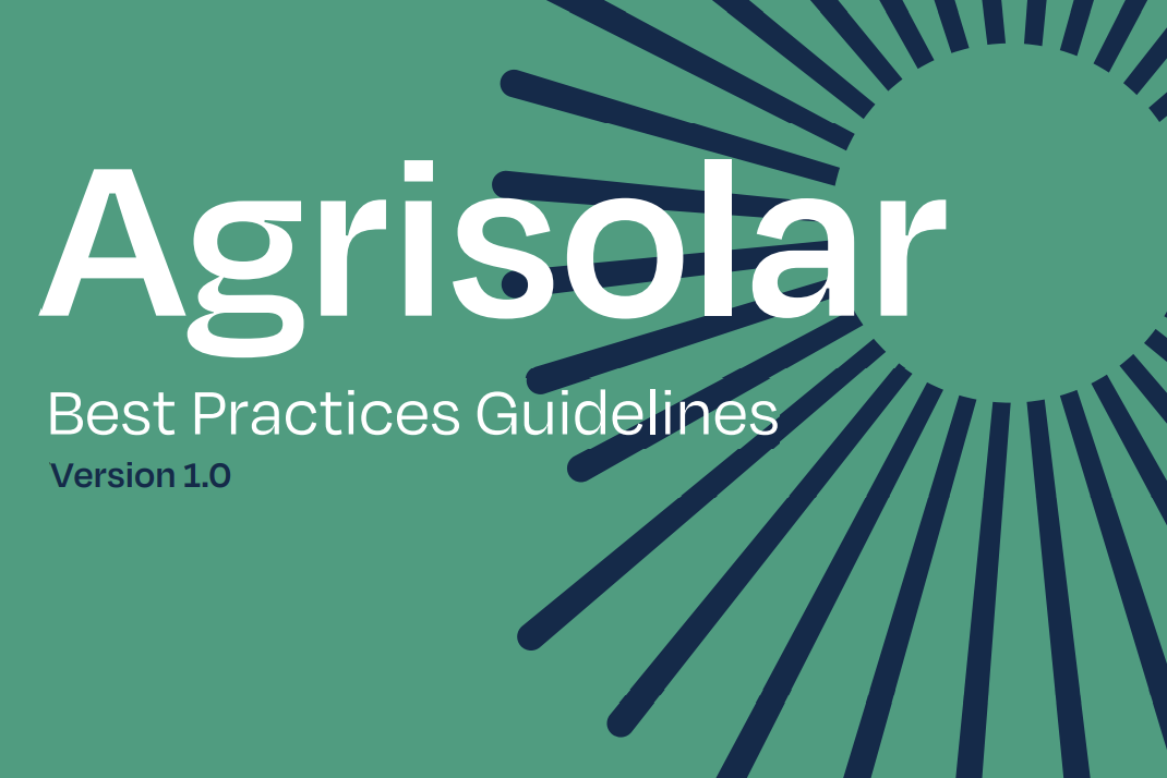 Agrisolar Best Practices Guidelines | Solar Now