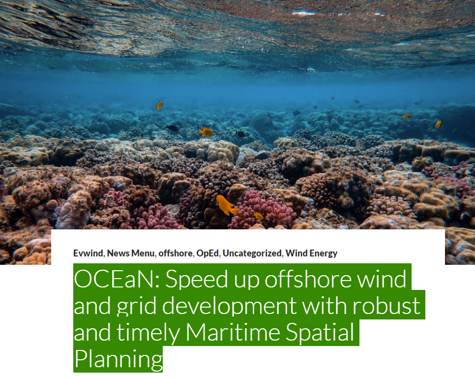 OCEaN: Speed up offshore wind and grid development with robust and ...