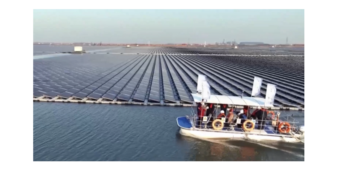 China’s largest floating photovoltaic power station on mining ...